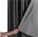 Ver imagem 2 de Cortina Blackout PVC(Plástico) 1,40x1,80 Admirare 1 Folha: Preta