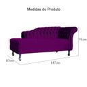 Ver imagem 6 de Divã Recamier Styllus Veludo Lado Direito