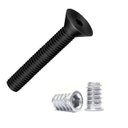 Ver imagem 1 de Kit Parafuso Allen Com Bucha Americana 5/16 X 5/8 - 50 Peças
