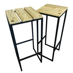 Kit Banquetas Strassis Design Sd-5040 Preta - 5