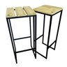 Kit Banquetas Strassis Design Sd-5040 Preta - 1