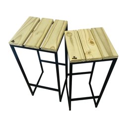 Kit Banquetas Strassis Design Sd-5040 Preta - 4
