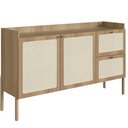 Ver imagem 1 de Balcão Buffet 139cm com Pés de Madeira Oslo - Hanover
