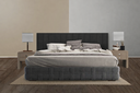 Ver imagem 2 de Cabeceira p/ Cama King Lambri Painel MDF Modular 3M 198x90cm:Preto