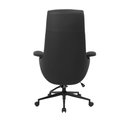 Ver imagem 7 de Kit com 4 Cadeiras Office Diretor com Revestimento Couro e Base em Aço Cromado Valencia Preto