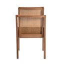 Ver imagem 7 de Kit 2 Cadeiras Decorativa Sala de Jantar Luxo Livia Facto Marrom - Mozzelar