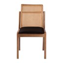 Ver imagem 5 de Kit 2 Cadeiras Decorativa Sala de Jantar Luxo Livia Facto Marrom - Mozzelar