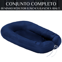 Ver imagem 4 de Ninho Redutor Aconchego Bebê Recém-nascido Conforto:marinho