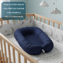 Ver imagem 3 de Ninho Redutor Aconchego Bebê Recém-nascido Conforto:marinho