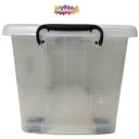 Ver imagem 5 de Caixa Organizador Container com Roda e Alça 54,5L Transparente Plasnew