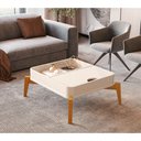 Ver imagem 1 de Mesa de Centro Sala de Estar Buriti MDF Design Moderno Decorativa