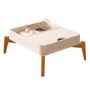 Ver imagem 3 de Mesa de Centro Sala de Estar Buriti MDF Design Moderno Decorativa