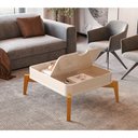 Ver imagem 2 de Mesa de Centro Sala de Estar Buriti MDF Design Moderno Decorativa