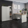 Conjunto de Escritório Office 3 Peças Mesa Gaveteiro Armário Oslo - 6