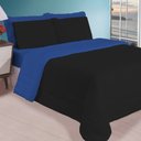 Ver imagem 1 de Jogo de Cama Casal/queen para Calor de Verão com Edredom Lençol Fronha Função Cobre Leito e Cobertor