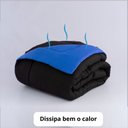 Ver imagem 3 de Jogo de Cama Casal/queen para Calor de Verão com Edredom Lençol Fronha Função Cobre Leito e Cobertor