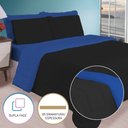 Ver imagem 2 de Jogo de Cama Casal/queen para Calor de Verão com Edredom Lençol Fronha Função Cobre Leito e Cobertor