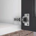 Ver imagem 3 de Armário de Cozinha Aéreo Itatiaia Aço 3 Portas Florença Grafite/Branco