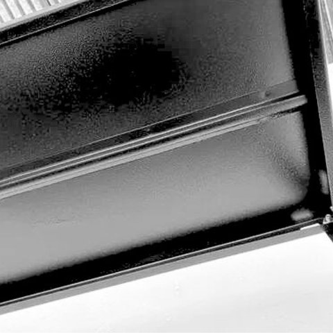 Bandeja Aço Preta 39x91 até 30kg