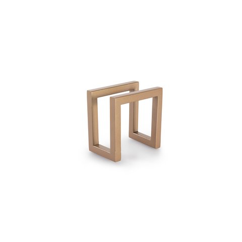 Porta Guardanapos Dourado - Linha Frame