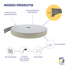Moldura Rodameio Eva Autocolante Flexível Terra 5cmx8mm 5 Metros - Cinza - 3