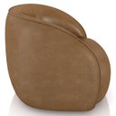 Ver mais imagens de Poltrona para Sala Orgânica Kit 2 Zion M22 Sintético Caramelo - Mpozenato