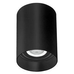 Spot de Sobrepor Redondo Preto MR16 GU10 Direcionável 12x8cm - 1