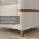 Ver imagem 6 de Poltrona de Leitura Confort Premium para Sala de Estar Canela