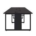 Ver imagem 5 de Mesa de Escritório Plataforma 6 Pessoas 2,70m Pre Pés Metal Cor:preto
