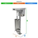 Ver imagem 3 de Despolpadeira de Açaí e Similares Profissional 10l 1/3 Cv Dg.10 220v - Metvisa