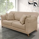 Ver imagem 2 de Sofá 2 Lugares Pé de Madeira Julieta 160 Cm Suede S04 - D'Rossi