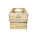 Ver imagem 4 de Caixote de Madeira Organizador Modular Quadrado Pequeno Natural