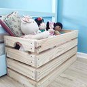 Ver imagem 1 de Caixote de Madeira Organizador Modular Quadrado Pequeno Natural