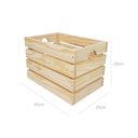 Ver imagem 5 de Caixote de Madeira Organizador Modular Quadrado Pequeno Natural