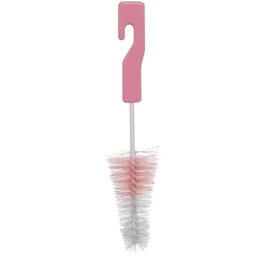 12 Kits de Escovas para Limpeza de Mamadeira e Bico Higienização Esponja Buba Rosa  - 6