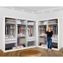 Ver mais imagens de Closet Casal sem Portas 2 Módulos 6 Gavetas França -Mt- Rei de Casa Branco