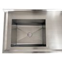 Ver imagem 6 de Pia Aço Inox Industrial 140x60x90 Cm Cuba Esquerda Nortinox