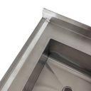 Ver imagem 5 de Pia Aço Inox Industrial 140x60x90 Cm Cuba Esquerda Nortinox