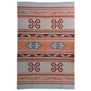 Ver imagem 2 de Tapete Sala Kilin Gashgai 200x250 Dupla Face Tribal 4 Red