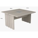 Ver imagem 3 de Plataforma Estação De Trabalho Para Escritorio 02 lugares 120 Cm Fresno Sbiancatto