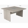 Plataforma Estação De Trabalho Para Escritorio 02 lugares 120 Cm Fresno Sbiancatto - 3