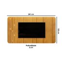 Ver imagem 2 de Home P- Tv até 75 Polegadas Celine 100% Mdf C- Led 241x132cm Cedro - Dj Móveis