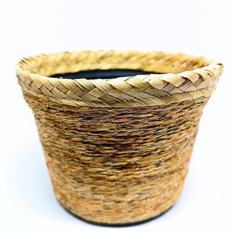 Vaso Cachepot de Sisal Grande - Mesclado