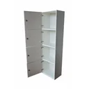 Ver imagem 2 de Armário 4 portas guarda volume locker com chave em mdf