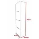 Ver imagem 3 de Armário 4 Portas Guarda Volume Locker com Chave em Mdf