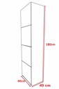 Ver imagem 3 de Armário 4 Portas Guarda Volume Locker com Chave em Mdf