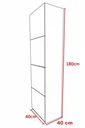 Ver imagem 3 de Armário 4 Portas Guarda Volume Locker com Chave em MDF