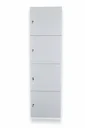 Ver imagem 1 de Armário 4 Portas Guarda Volume Locker com Chave em MDF