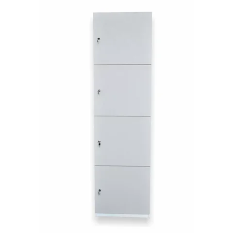 Armário 4 Portas Guarda Volume Locker com Chave em MDF