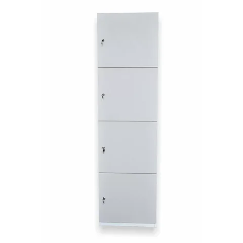 Armário 4 Portas Guarda Volume Locker com Chave em Mdf